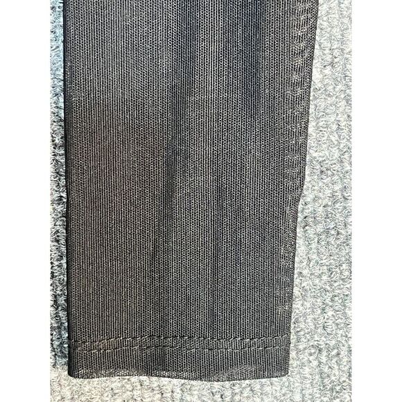 NWT Betsy & Adam Sheath Dress Knee Length Mesh Trim Mock Neck Black Women Size 0 - Picture 4 of 16